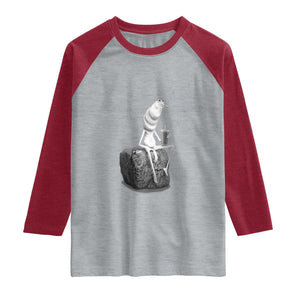 Marcus The Worm Diet Coke Raglan Shirt Funny Drinking and Smoking Meme TS14 Heather Gray Heather Red Print Your Wear