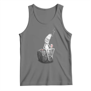 Marcus The Worm Diet Coke Tank Top Funny Drinking and Smoking Meme TS14 Black Heather Print Your Wear