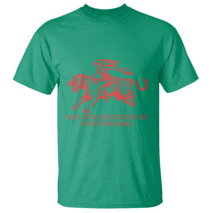 May Our Daughters Be Ungovernable T Shirt Vintage Cowgirl Hell Cat Women Empowerment TS14 Irish Green Print Your Wear