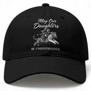 May Our Daughters Be Ungovernable Baseball Cap Cowgirl Western Cowgirl Hell Cat Women's Rights TS14 Print Your Wear