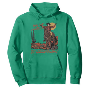 May Our Daughters Be Ungovernable Hoodie Retro Cowgirl Western Feminist Protest TS14 Irish Green Print Your Wear
