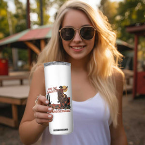 May Our Daughters Be Ungovernable Skinny Tumbler Retro Cowgirl Western Feminist Protest TS14 Print Your Wear