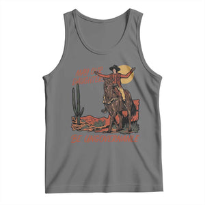 May Our Daughters Be Ungovernable Tank Top Retro Cowgirl Western Feminist Protest TS14 Black Heather Print Your Wear
