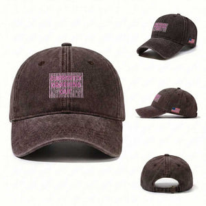 Currently Crashing Out Washed Cotton Baseball Cap Coquette Pink Bow Sarcastic Funny Quote TS14 Washed Cap Universal Fit Dark Brown Print Your Wear