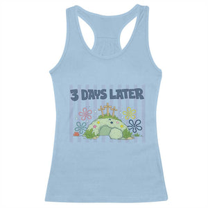 3 Days Later Racerback Tank Top Funny Easter Christian Faith Meme TS14 Light Blue Print Your Wear