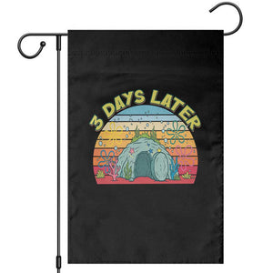 3 Days Later Christian Resurrection Garden Flag Funny Easter Jesus Meme TS14 Black Print Your Wear