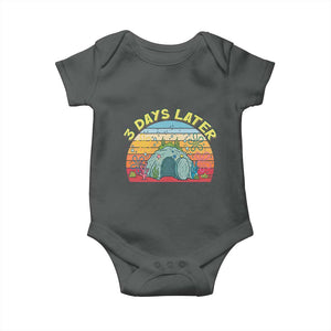 3 Days Later Christian Resurrection Baby Onesie Funny Easter Jesus Meme TS14 Dark Heather Print Your Wear