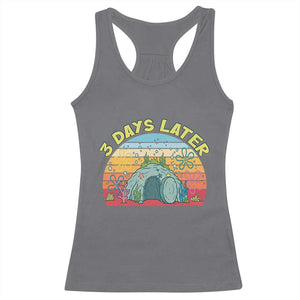 3 Days Later Christian Resurrection Racerback Tank Top Funny Easter Jesus Meme TS14 Charcoal Print Your Wear