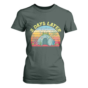 3 Days Later Christian Resurrection T Shirt For Women Funny Easter Jesus Meme TS14 Dark Forest Green Print Your Wear