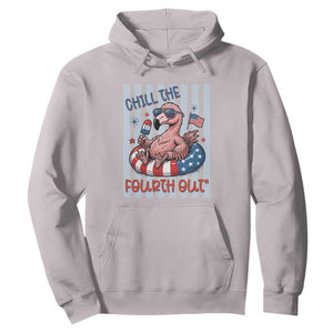 Chill The Fourth Out Hoodie Flamerica Flamingo 4th Of July