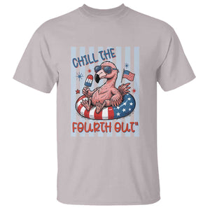 Chill The Fourth Out T Shirt Flamerica Flamingo 4th Of July