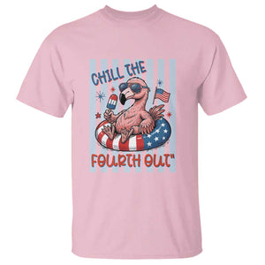 Chill The Fourth Out T Shirt Flamerica Flamingo 4th Of July