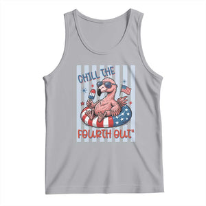Chill The Fourth Out Tank Top Flamerica Flamingo 4th Of July
