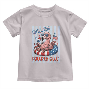 Chill The Fourth Out Toddler T Shirt Flamerica Flamingo 4th Of July