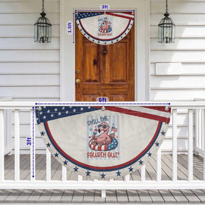 Raccoon 250th Anniversary Patriotic Fan Flag Christmas in July