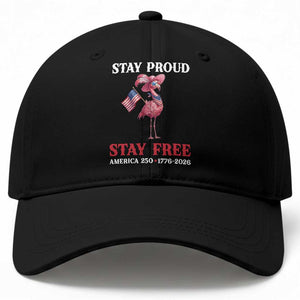 250 Years Anniversary Baseball Cap Flamingo 4Th Of July Patriotic USA Independence Flamerica
