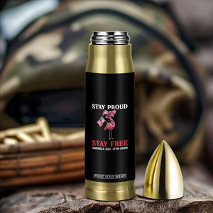 250 Years Anniversary Bullet Tumbler Flamingo 4Th Of July Patriotic USA Independence Flamerica