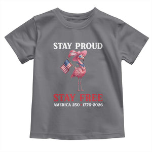 250 Years Anniversary Toddler T Shirt Flamingo 4Th Of July Patriotic USA Independence Flamerica