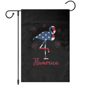 Flamingo 4Th Of July Patriotic USA Independence Flamerica Garden Flag