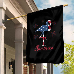 Flamingo 4Th Of July Patriotic USA Independence Flamerica Garden Flag