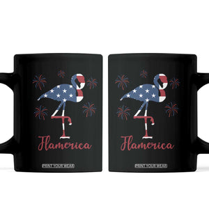 Flamingo 4Th Of July Patriotic USA Independence Flamerica Coffee Mug