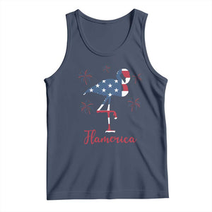 Flamingo 4Th Of July Patriotic USA Independence Flamerica Tank Top