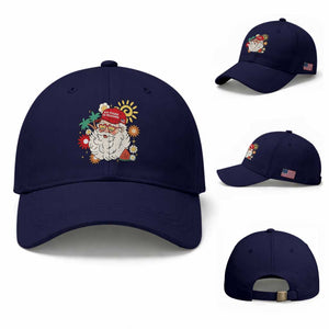 USA 250th Anniversary Santa Christmas In July Baseball Cap