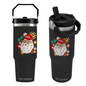 USA 250th Anniversary Santa Christmas In July Flip Straw Tumbler