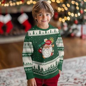 USA 250th Anniversary Santa Christmas In July Ugly Christmas Sweater
