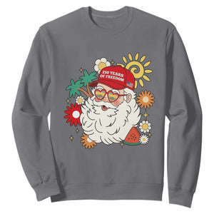 USA 250th Anniversary Santa Christmas In July Sweatshirt