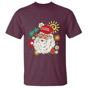 USA 250th Anniversary Santa Christmas In July T Shirt