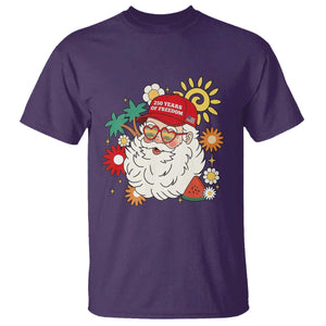 USA 250th Anniversary Santa Christmas In July T Shirt