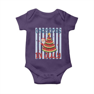 Funny Santa Christmas in July Baby Onesie Melon Christmas Tree Summer