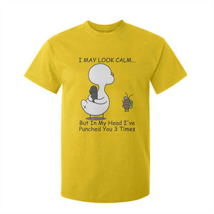 In My Head I Have Pecked You 3 Times T Shirt For Kid Funny Duck Sarcastic Farm Humor TS14 Daisy Print Your Wear