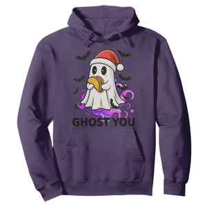 Funny Ghost Halloween Christmas Hoodie Ghost You TS14 Purple Print Your Wear