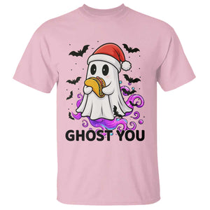Funny Ghost Halloween Christmas T Shirt Ghost You TS14 Light Pink Print Your Wear
