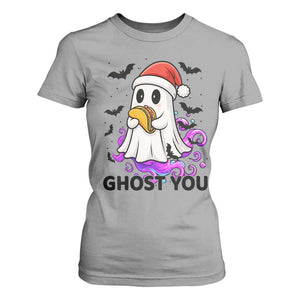 Funny Ghost Halloween Christmas T Shirt For Women Ghost You TS14 Sport Gray Print Your Wear