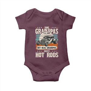Some Grandpas Play Bingo Real Grandpas Drive Hotrods Baby Onesie 1932 American Classic Hotrod