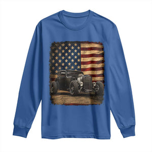 1932 American Classic Hotrod US Flag 4th of July Long Sleeve Shirt