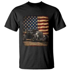 1932 American Classic Hotrod US Flag 4th of July T Shirt