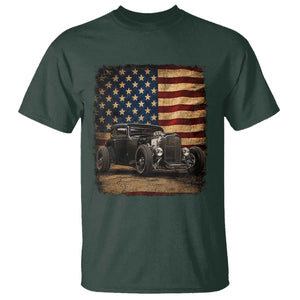 1932 American Classic Hotrod US Flag 4th of July T Shirt