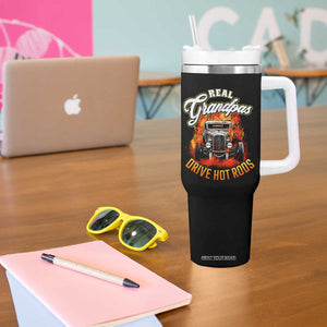 Real Grandpas Drive Hotrods Tumbler With Handle Vintage 1932 Hotrod