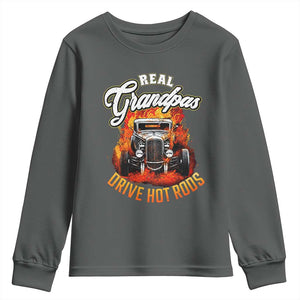 Real Grandpas Drive Hotrods Youth Sweatshirt Vintage 1932 Hotrod