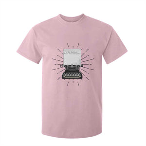 Funny Typewriter T Shirt For Kid I Am An Author What Is Your Superpower TS14 Light Pink Print Your Wear
