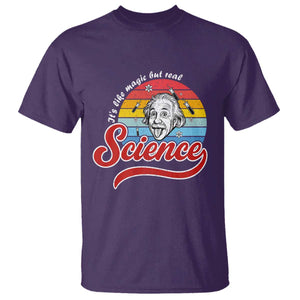 Science It Is Like Magic But Real T Shirt Funny Science Teacher TS14 Purple Print Your Wear