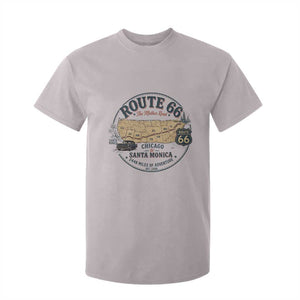 Route Highway 66 Map Chicago to Santa Monica T Shirt For Kid Vintage America Road Trip Americana