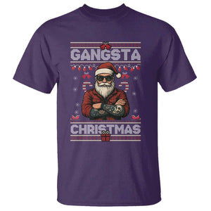 Gangster Santa Claus Hip Hop Rap Christmas Cool T Shirt TS14 Purple Print Your Wear