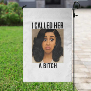 Funny Doll Face Meme Garden Flag I Called Her A Bitch TS14 Print Your Wear