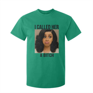 Funny Doll Face Meme T Shirt For Kid I Called Her A Bitch TS14 Irish Green Print Your Wear