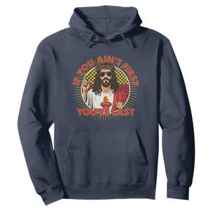 Funny Jesus Racing Hoodie If You Are Not First You Are Last TS14 Navy Print Your Wear